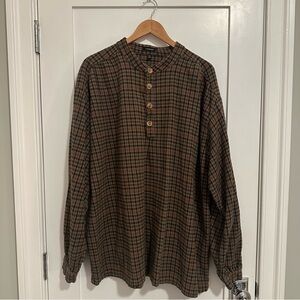 Vintage J. Peterman Flannel Shirt